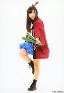 Wake Up, Girls! / Airi Nagano / Body & Clothing Red, Black, White, Happi, Left Side, Right Side Bend, Both Hand Supporting Bat / Tohoku Rakuten Golden Eagles & Wake Up, Girls! Collaboration memorial "Sendai Limited Bromide"