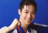 Jun Ishida (Hideichiro Oishi) / Horizontal, Bust up, Background blue / Musical 『 THE PRINCE OF TENNIS 』 TEAM Live SEIGAKU