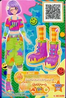 1-66-①-a[N]：スマイルペイントエナメルシューズ/七倉小春