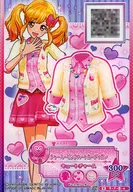 3-7-3-a [N] : Chermy Pink Heart Cardigan