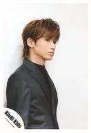 Kinki Kids / Koichi Domoto / Upper body / Costume black / Right facing / Left facing / Background white / 15-16 Winter Pants & Goods Shooting Off-shot / Official Official photo