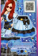 94-②-★[P]：ブルーゴシックパンクリボンスカート