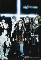 ナイトメア/集合(5人)/全身・衣装黒.白・背景黒.十字の光・ロゴ入り「SHOXX」/公式生写真