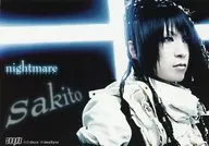 NIGHTMARE/咲人/卧式·豐胸·衣黑.白.背景黑.十字光.LOGO「SHOXX」/官方生寫真