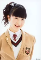 Sakura Gakuin / Yui Mizuno / Bust Up / Uniform / Beige Costume / Left Side / 2014 Last Photo Set