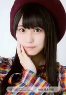豊永阿紀/バストアップ・顔に右手/HKT48 劇場トレーディング生写真セット2016.November