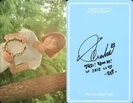 G-Friend / Una (Eunha) / Landscape / Back-side Aqua / Print with signature / CD 「 LOL 」 Enclosed Special Photo Card