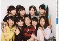 つばきファクトリー/集合(9人)/横型・上半身・センター秋山/つばきファクトリー生写真『“2017 winter”集合バージョンパート2』＜L判＞