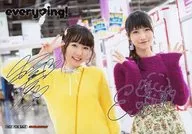 Everying! / Ibuki Kido ・ Erii Yamazaki / Print with signature / CD 「 Colorful Shining Dream First Date 」 Gamers Ltd. Special Bromide