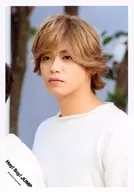 Hey!Say!JUMP/高木雄也/豐胸衣裝白向左閉口野外/16-17冬季音樂會周邊攝影/官方生寫真