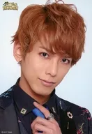平牧仁(琉璃)/抬头、衣装黑色、左胸、角色生写真/舞台「萨拉巴我们赏金收入团」明信片