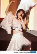 Morning Musume.' 17 / Haruka Kudo / Live Photo, Knee-Up, Black and White Costume, Microphone on Left Hand, Right Hand Lift / Morning Musume.' 17 Official photo 『 "Morning Musume.' 16 Concert Tour Autumn ~ MY VISION ~" Live Version Part 3 』.