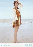 樱井玲香/全身/"赤脚Summer选拔ver."WebShop限定生写真