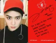 NCT 127 / Jaehyun (Jaehyun) / Bust Up, Costume Black, Hat / CD "NCT #127 (Korean Edition)" Enclosed Special Trading Card