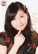 Miki Nishino / Bust Up / Red-Black Costume / AKB48 CAFE & SHOP Limited Edition A4 Size Official photo Poster No. 100