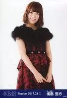 Yokoshima 亜衿 / Hizakami / AKB48 Theater Trading Official photo Set 2017. March1 「 2017.03 」