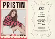Pristin/レナ(Rena)/CD「1st Mini Album： HI! PRISTIN 」共通封入特典プロフィールカード