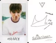SEVENTEEN/MINGYU(ミンギュ)/上半身・衣装白・牙/CD「Love ＆ Letter repackage album」封入特典トレカ