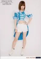 早安少女組。'16/生田衣梨奈/全身・服裝藍色・白色・左手腰部・背景白色・2L尺寸/「早安少女組。'16音樂會巡演春天～EMMOTION IN MOTION～」Solo2L判生寫真SET G