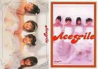 SP-5 [Special Card (Gold estampado en caliente with signature)] : Ace File / Collected (4 people) / Special Card (Gold estampado en caliente with signature) / Size (257 x 180) / Trading Card Type Photo Collection "Deka Photo"