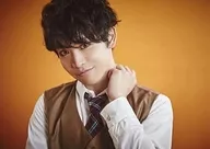 Ryu Kiyama / Horizontal Type / Bust Up / Background Orange / 2L Size / 「 TRICKSTER - the STAGE - 」 Premium Seat Ticket Purchase benefits Bromide