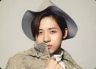 B1A4/CNU (CNU) / horizontal type, bust up, costume beige, hat, right hand collar / JAPAN TOUR 2016 「 The Great World of B1A4 」 Trading Card