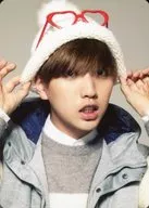 B1A4/SANDEUL (Sanduru) / Bust Up / Costume Gray. White / Both Hands Knit Cap / JAPAN TOUR 2016 「 The Great World of B1A4 」 Trading Card