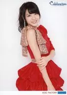 °C-ute/矢島舞美/上半身・赤衣装・体右向き・2Lサイズ/°C-uteコンサートツアー2017春～°Celebration～ ソロ2L判生写真 Part-4