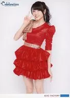 °C-ute/矢島舞美/膝上・赤衣装・右手ピース・2Lサイズ/°C-uteコンサートツアー2017春～°Celebration～ ソロ2L判生写真 Part-4