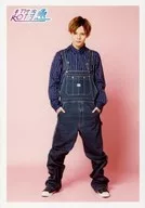 Super Express / Kai (Ogasawara Sea) / Whole Body / Costume Dark Blue / Denim / Both Hand Pockets / Background Pink / Valentine's Day limited Official photo set 24th