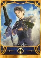 Kento Ono (Lancelot) / Upper Body / Costume Purple / Left Facing / Frame / Character Actor Shot / Stage 「 Fate/Grand Order THE STAGE - Sacred Round Table Area Camelot - 」 Trading Bromide