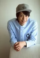 Mario Kuroba / Upper Body / Clothes Light Blue / Dress Shirt / Hat / Hands Overlap / Both Elbows Back / Official Official photo