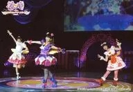 Gaarmageddon / Set (3 persons) / Live Photo / Horizontal Type / Whole Body / Costume Purple / Pink / Blue / Black / White / Yellow / Red / Right Hand Up / Left Hand Waist / Both Hands Spread / Legs Crossed / 「 PriPara Christmas ☆ Dream Live 2016 」 Blu-ray & DVD Advance Sale 『 Idol time PriPara Samara Eve Tour 2017 』 Venue Limited Special