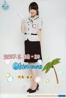 °C-ute/矢島舞美/印刷メッセージ入り・全身・白黒衣装・A5ワイドサイズ/キューティー観光社ファンクラブツアー in 沖縄～FINAL“キューティー“VA°CATION～ A5ワイド生写真