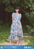 Goto Rakuraku / Whole body, costume blue, both hands behind, body front / AKB48 49th Single Selection General Election ~ Let's fight first! Talk is from then ~ Ranked Members Location Official photo in Okinawa Vol. 1