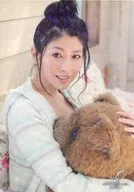 Misato Chiwara / Rare (parallel type) / Bust-up / Sitting / Costume white / Body facing right / Plush toy / "m. s. s Premium Acoustic Live featuring Crustacea" venue sales Tresca