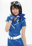 Hana Tojima / Regazo / Azul de disfraz / Soporte de pulgar derecho / Blanco de fondo / Disfraz de "Jinete" / Oficial / Official photo de intercambio de gacha