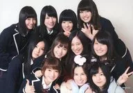 SKE48 / Gathering (11 people) / Horizontal type / 3 rows / Black / Gray / Ears / Pieces / CD 「 Coquettish Congestion 」 Niconico Live Broadcasting Special Sales Site Limited Purchase benefits Official photo