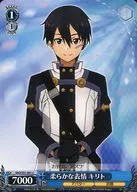 SAO/S51-091 [C] : Kirito with a soft expression