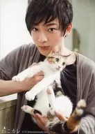 Shin'ichi Wago / Upper Body / Costume Black Gray / 2L Size / Photo Exhibition 「 Neko Kare 」 Bromide