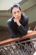 Yosuke KURODA / Above the Knees, Costume Black, Right Handrails, Left Jaw, Right Eye View, Staircases, Postcard Size / BSP (ブルーシャトルプロディース)' Dragon's Compass, Part 2 : Ishin Kaiten,' KUJI Photo (Plain Clothes)