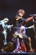 KinKi Kids / Koichi Domoto / Live Photo, Whole Body, Costume Black, Armor, Right Hand Sword, Spread Legs, Facing Right, Front View, 2L Size / "Endless SHOCK 15th Anniversary" Stage Photo 1st