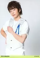 Tsukicro / Ryo Kikuchi / Upper Body / Costume White, Silver, Ribbon Blue, Left Hand Goo, Ribbon Blue / AnimeJapan 2017 Commemorative Trading Bromide