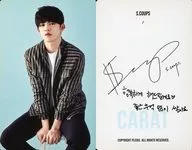 SEVENTEEN/S.COUPS(エスクプス)/裏面印刷サイン・メッセージ入り/SEVENTEEN ファンクラブ「CARAT」2期特典フォトカード
