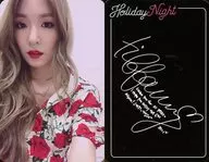 Girls' Generation / Tiffany / Back Black / All Night Ver. / CD 'Holiday Night' Bonus Photo Card