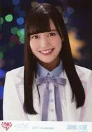 Equal Love (=Love) Sana Morohashi / Bust Up / White Shisui Color Pink Costume / Both Hands Down / Smile Equal Love (=Love) 2 nd MV Costume Official photo (White Blazer) 「 2017 December 」