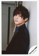 Hey! Say! JUMP / Ryosuke Yamada / Bust up / Costume black navy / Body left facing / 17-18 winter concert goods shooting off-shot / Official Official photo