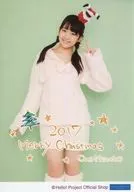 Tsubaki Factory / Mizuho Ono / On the knees with printed message / Tsubaki Factory Official photo 『 "2017 Merry Christmas" Part 2 』 