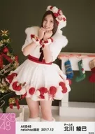 北川綾巴/膝上/AKB48 2017年12月度 net shop限定個別生写真「ポンポン ホワイトクリスマスドレス」衣装