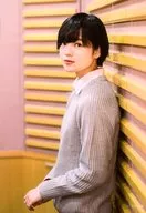 平手友梨奈/上半身衣服灰色，靠墙/【20171027更新】/欅坂46这里是有乐町星空广播局海带布丁明信片B